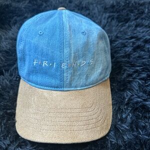 Blue and Tan Baseball Cap